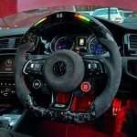 Custom Carbon Fiber LED Steering Wheel Fit For Volkswagen Golf 7.5 GTI MK7 Polo GTS GTD GTE Scirocco R Passat CC R-Line photo review