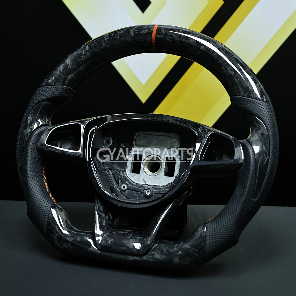 Fit For Benz Mercedes AMG C63 C63S E63 A C E CL GL W205 W204 Forged Carbon Steering Wheel