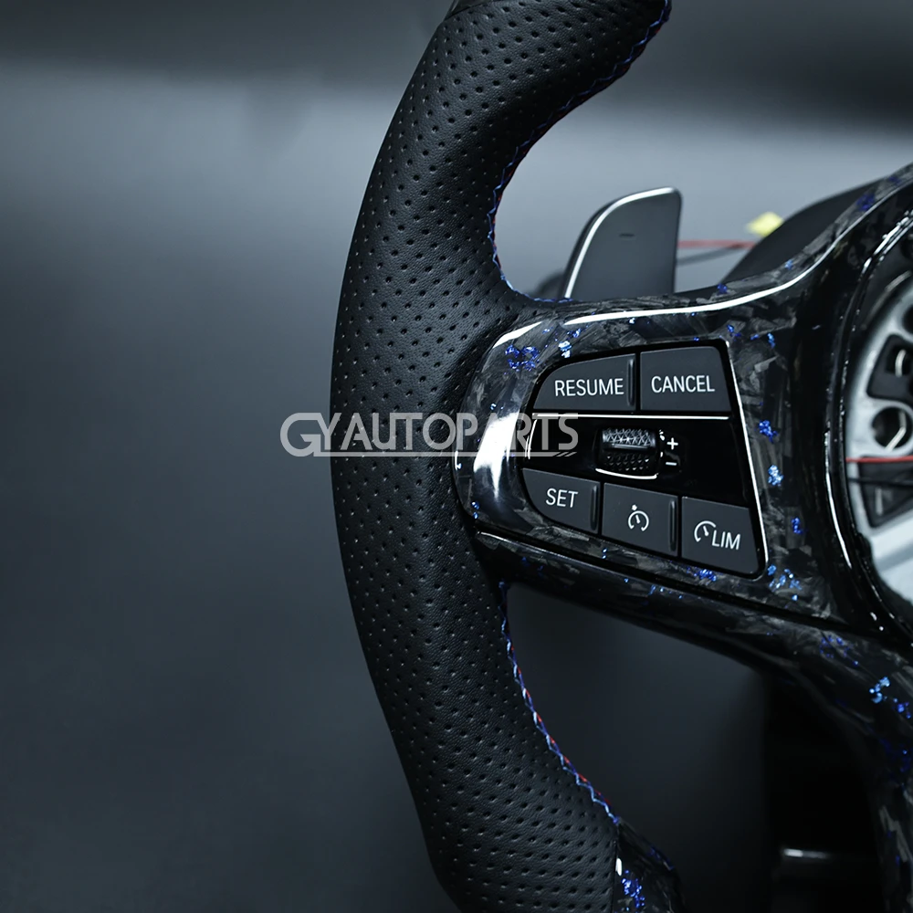 LED Steering Wheel Carbon Fiber For BMW M3 M5 G Series 1-4 Series - Image 6