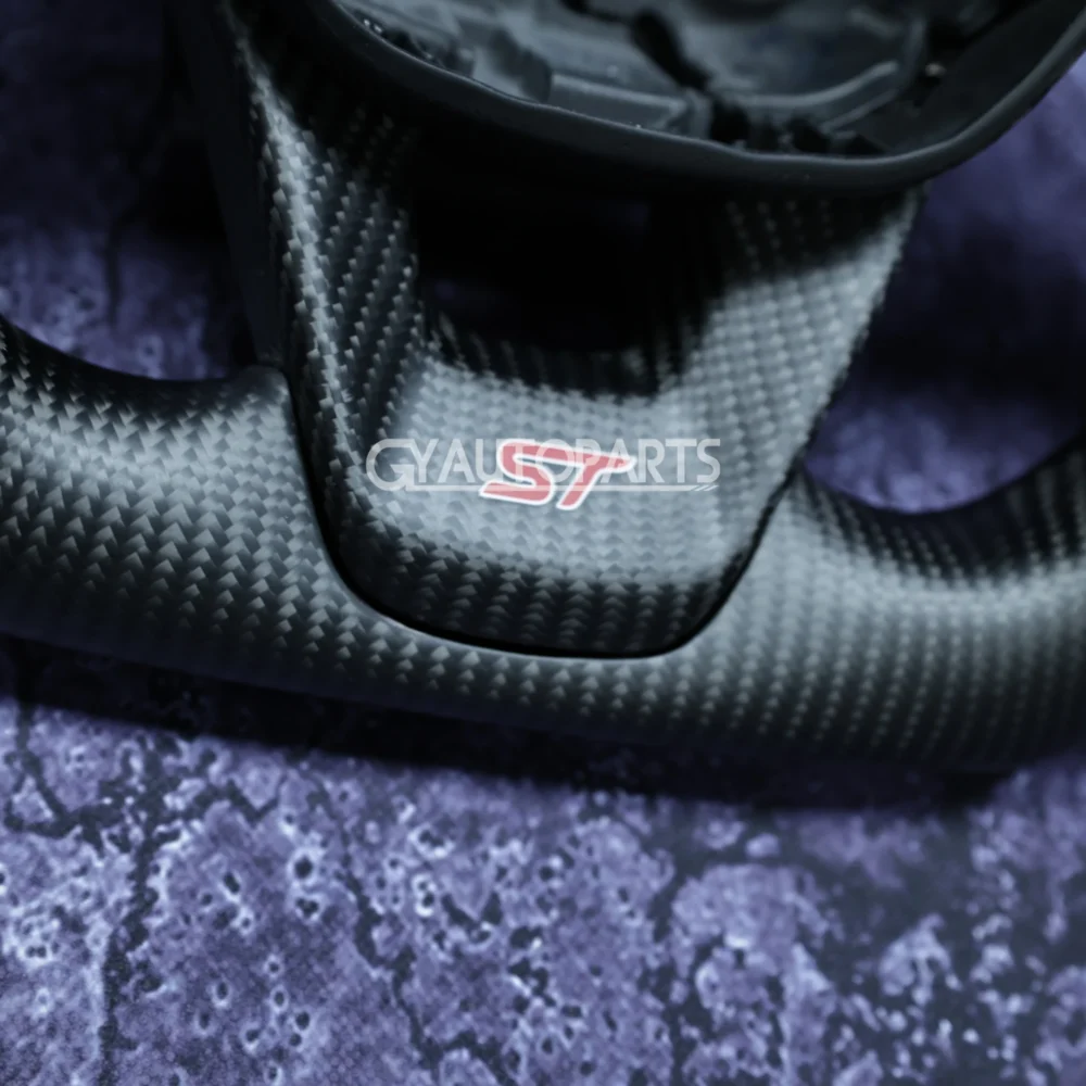 For Ford Focus MK4 Steering Wheel Matte Carbon Fiber Customized Sport Wheel 2018-2021 - Image 7