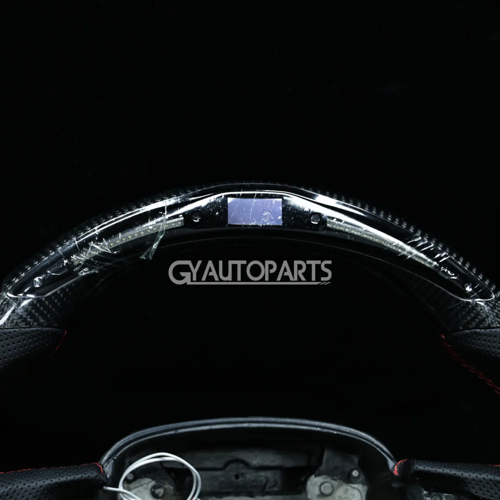 Fit For Dodge Charger/Challenger/Durango/WK2 Jeep SRT/Trackhawk LED Carbon Fiber Steering Wheel 2015-2023 - Image 7