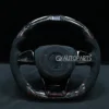forged carbon led steering wheel for benz mercedes amg c63 c63s e63 a c e cl gl w205 w204
