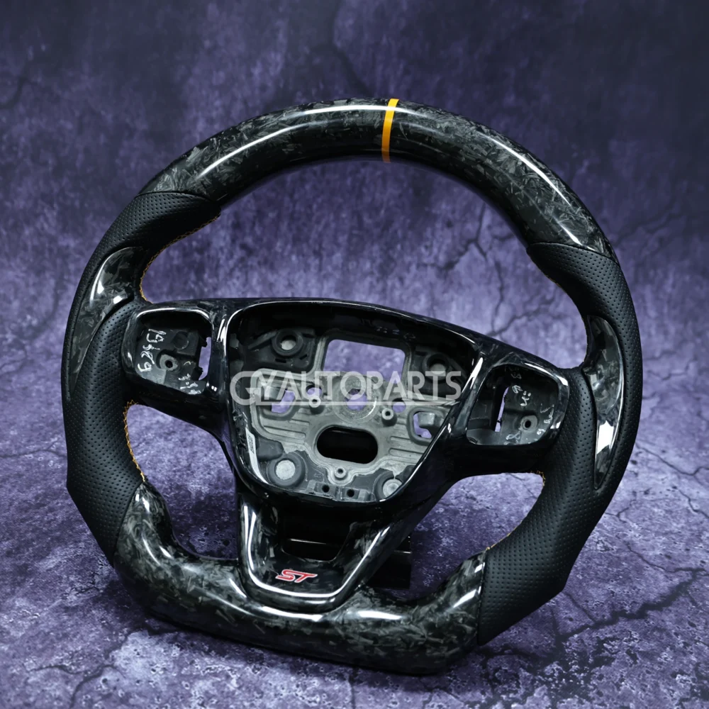 Customized Forged Carbon Fiber Ford Focus MK4 Steering Wheel  2018-2021