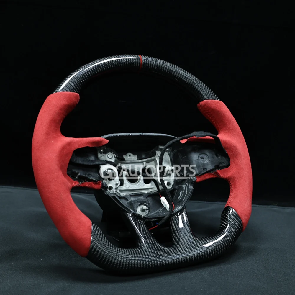 Customized Carbon Fiber Steering Wheel Fit For Dodge Charger/Challenger SRT - Image 4