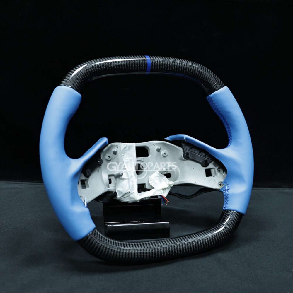 Customized Carbon Fiber Steering Wheel For Chevrolet Corvette Chevy Camaro C8 ss - Image 4