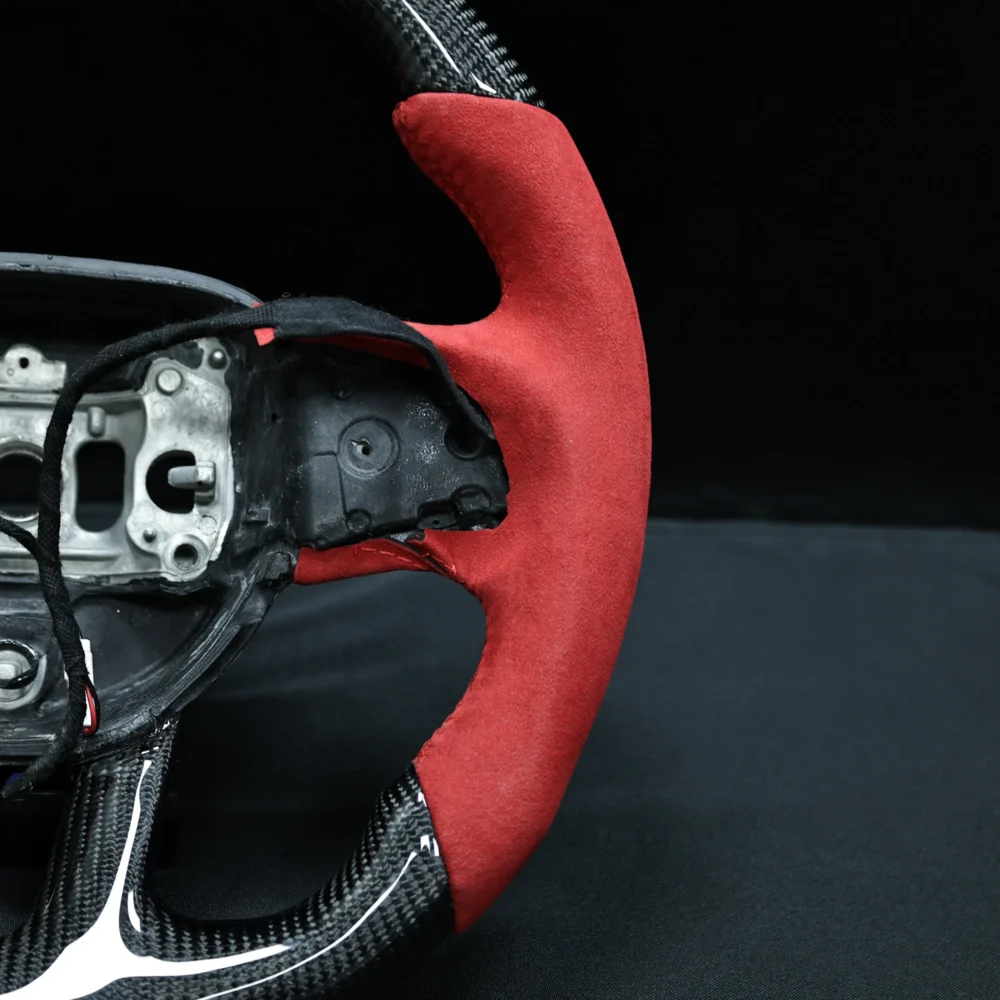 Customized Carbon Fiber Steering Wheel Fit For Dodge Charger/Challenger SRT - Image 5