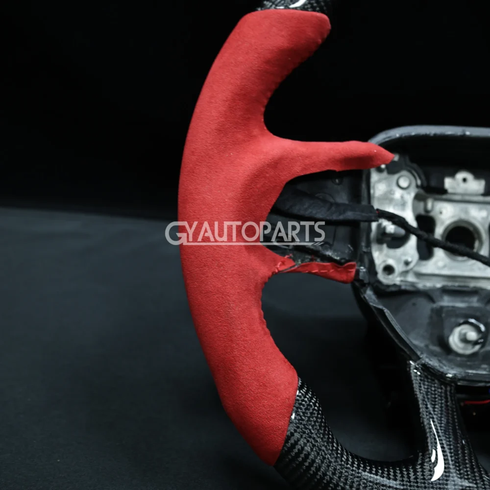 Customized Carbon Fiber Steering Wheel Fit For Dodge Charger/Challenger SRT - Image 6