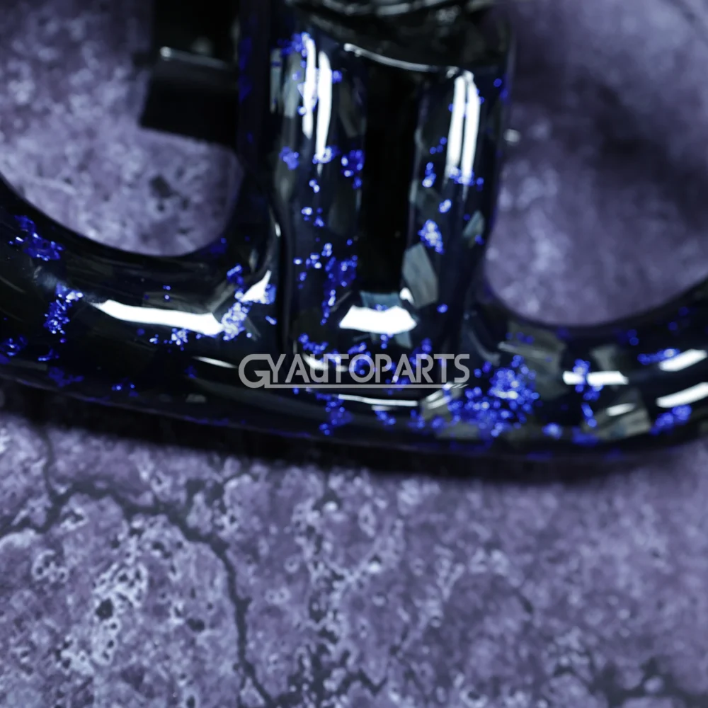 Customized Steering Wheel Fluorescence Forged Carbon Fiber Fit For Ford Mustang - Image 7