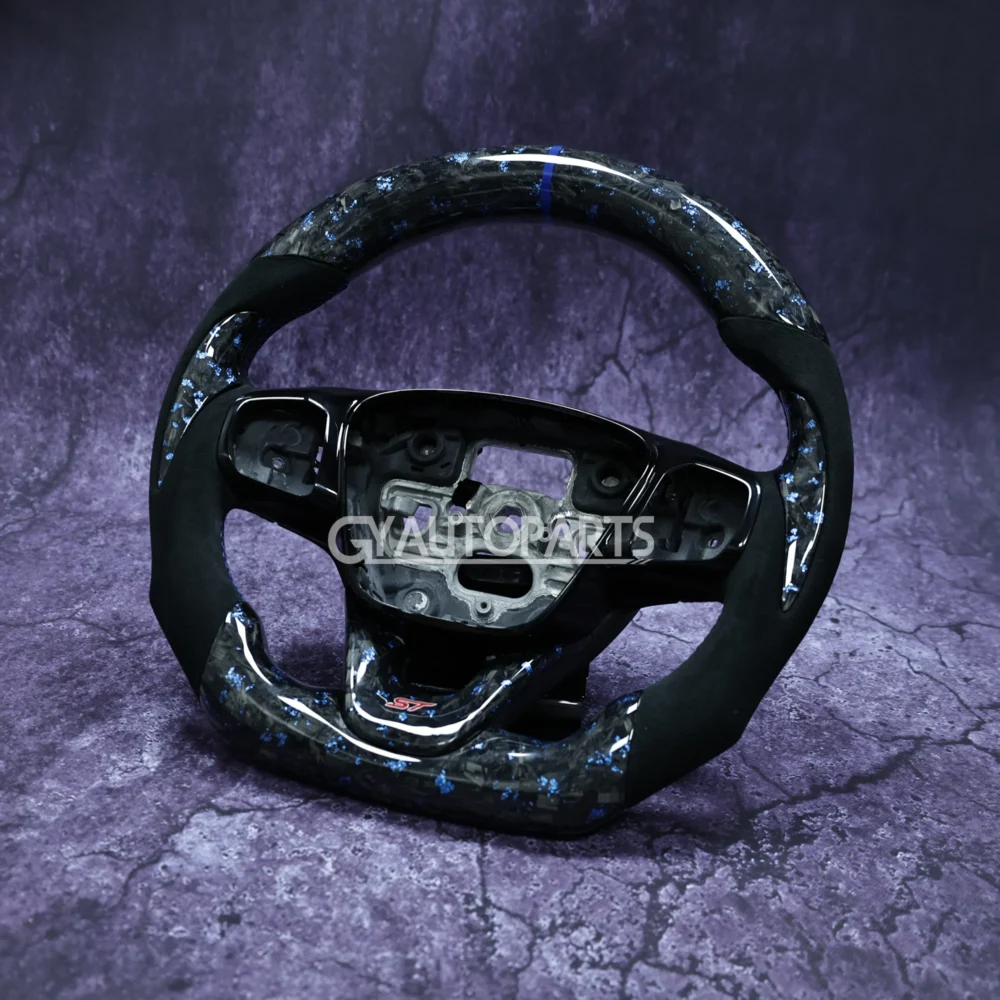 Customized Alcantara Steering Wheel Forged Carbon Fiber Fit For Ford Focus MK4 - Image 3