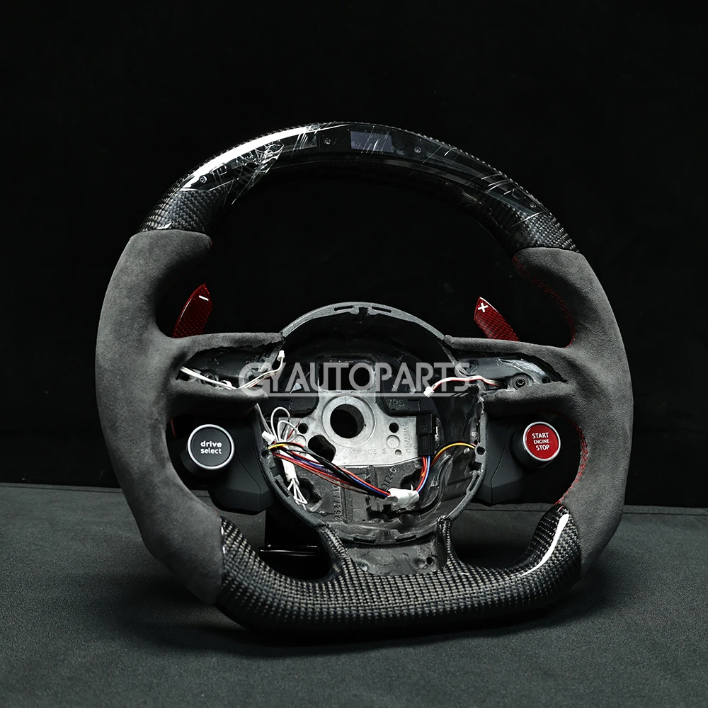 Fit For Audi Steering Wheel Rs3 Rs4 Rs5 Rs6 Rs7 S3 S4 S5 A3 A4 A5 2012-2016 Customized Carbon Fiber Wheel