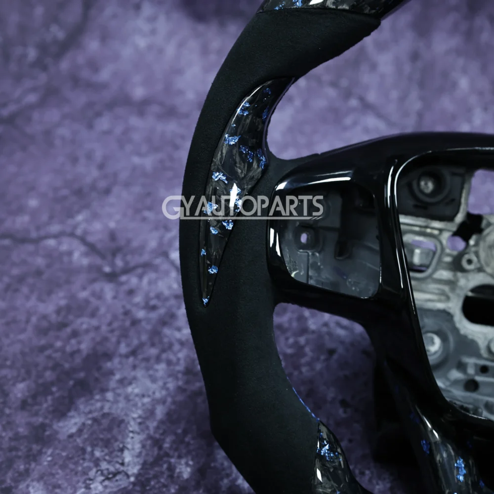 Customized Alcantara Steering Wheel Forged Carbon Fiber Fit For Ford Focus MK4 - Image 6