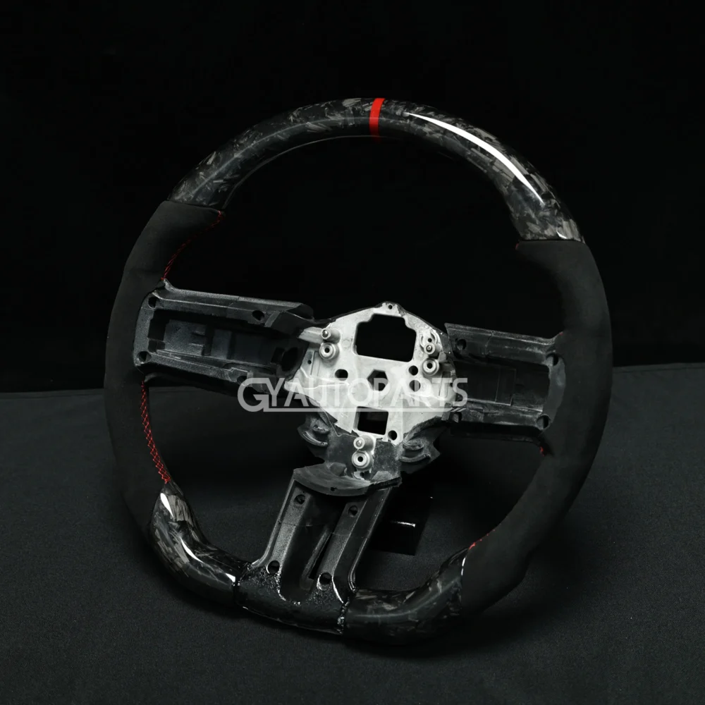 Fit For Ford Mustang Steering Wheel Customized Forged Carbon Fiber Wheel 2012-2014