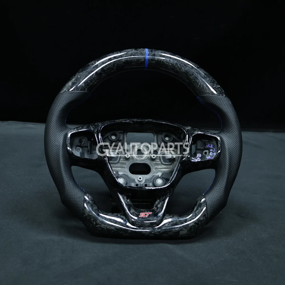 Ford Focus MK4 Steering Wheel Customized Forged Carbon Fiber （Thickened grip - diameter 13.5mm）