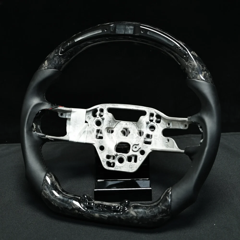 Fit For Ford Mustang Steering Wheel Customized LED Carbon Fiber Wheel 2024-2025
