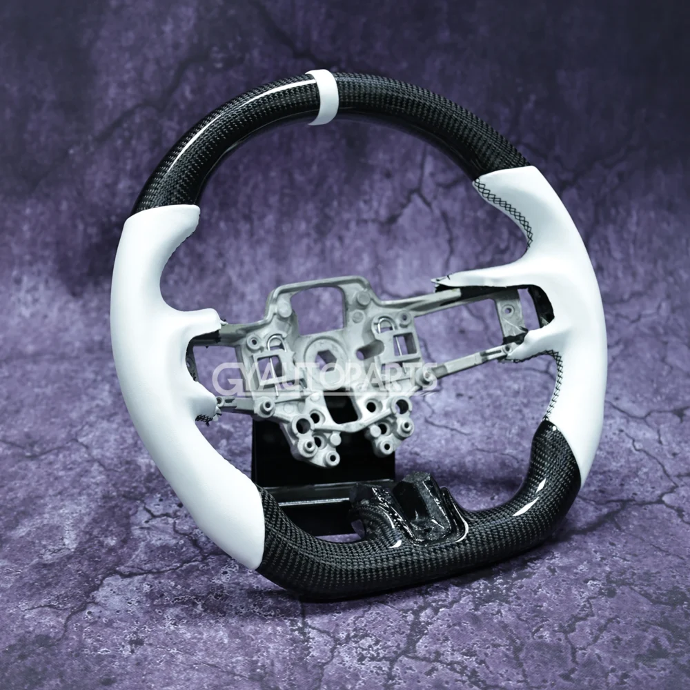 Customized Carbon Fiber Steering Wheel For Ford Mustang - Image 4