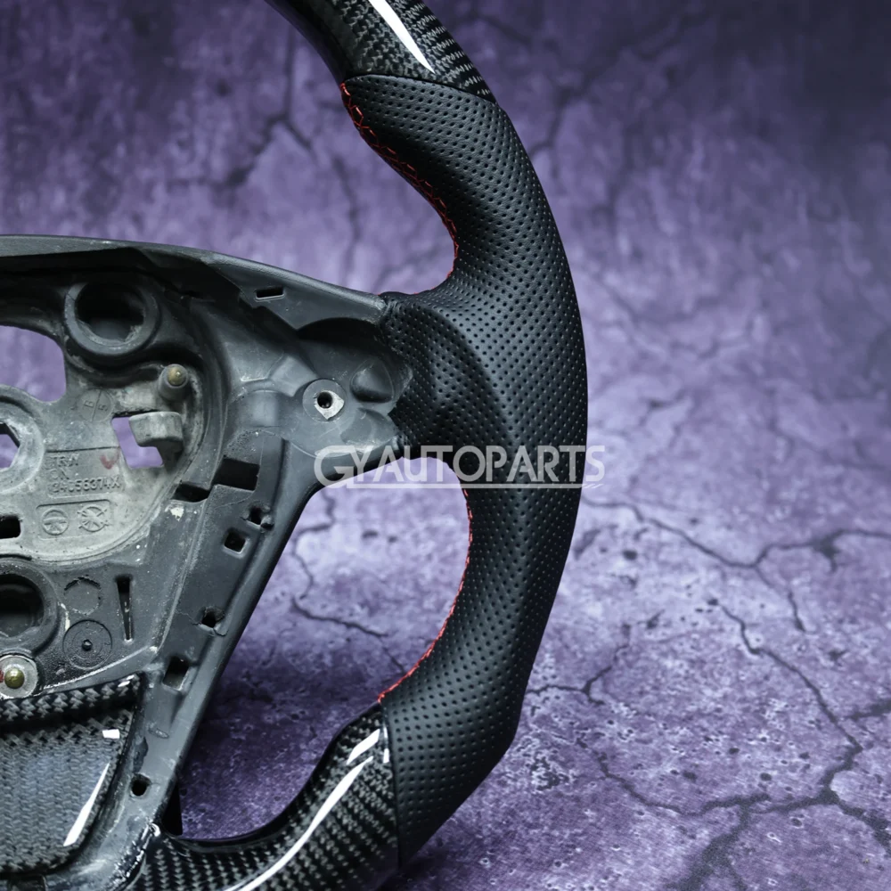 Steering Wheel Carbon Fiber Customized For Ford Fiesta - Image 5