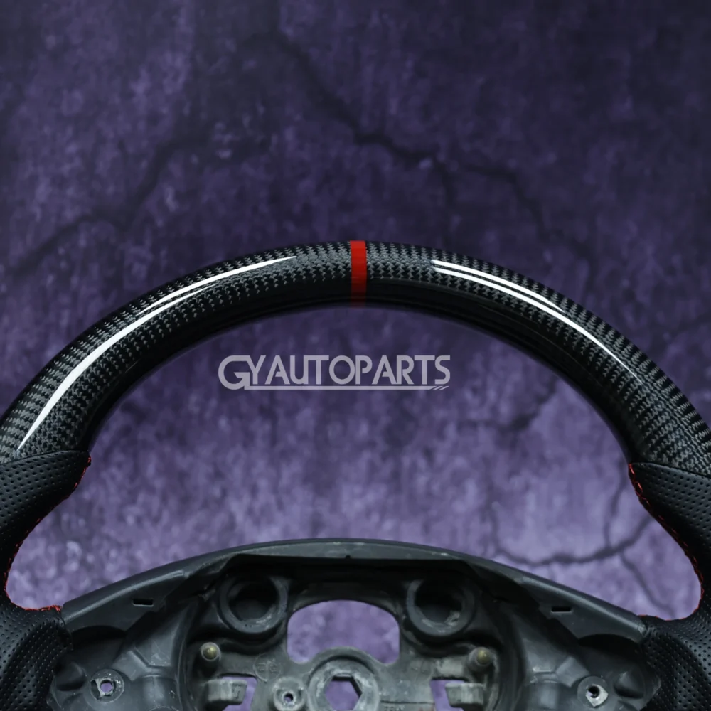 Steering Wheel Carbon Fiber Customized For Ford Fiesta - Image 8