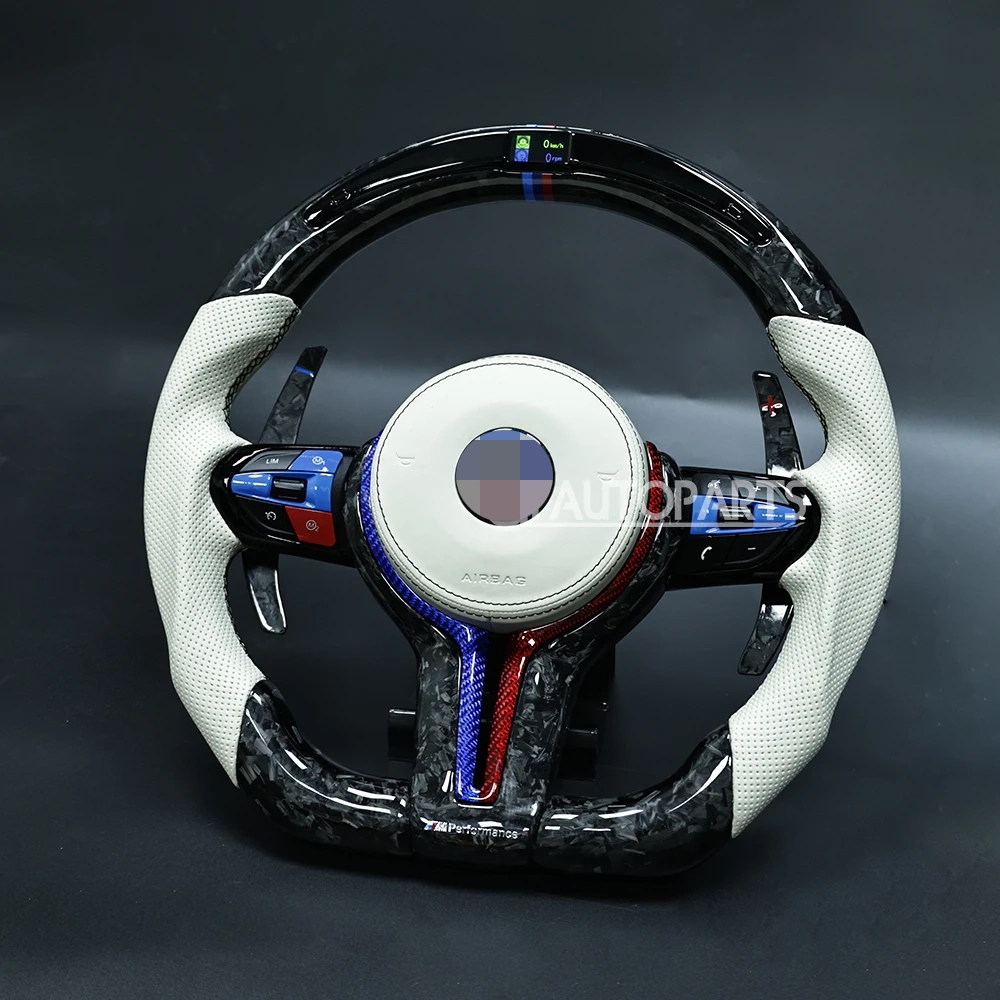 for bmw m3 m5 led steering wheel g series 1 4 series x1 x2 x3 x4 x5 x6 x7 z4 forged carbon fibe