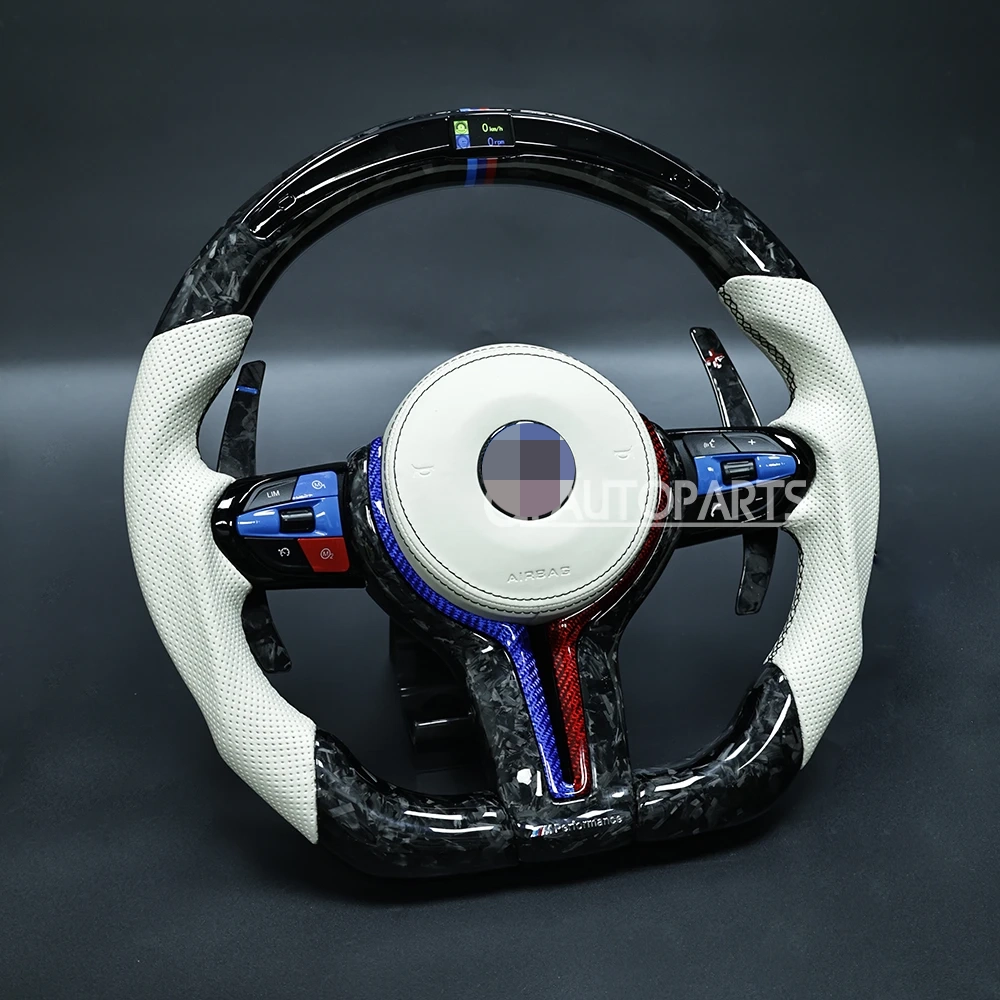 for bmw m3 m5 led steering wheel g series 1 4 series x1 x2 x3 x4 x5 x6 x7 z4 forged carbon fibe