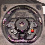 forged carbon fiber led steering wheel for vw golf 7 mk7 mk7.5 r gti gtd gte gts