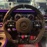 for benz mercedes forged carbon fiber steering wheel amg c63 c63s e63 a c e cl gl w205 w204 w213 w212