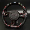forged carbon fiber for ford mustang 2015 2022 customized steering wheel (copy)
