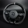 custom carbon fiber steering wheel for mercedes a c e amg cla cls glc gle g class (copy)