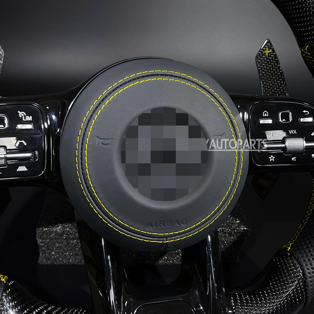 custom carbon fiber steering wheel for mercedes a c e amg cla cls glc gle g class assembly upgrade