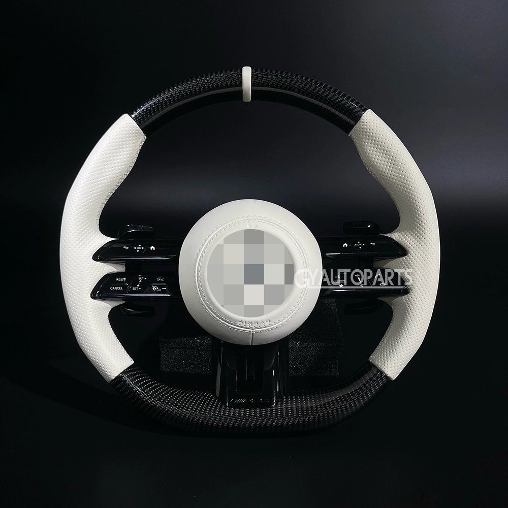 custom carbon fiber steering wheel mercedes amg w204 w205 c63amg c43 old model assembly upgrade