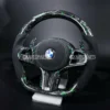 custom carbon fiber steering wheel for mercedes a c e amg cla cls glc gle g class (copy)