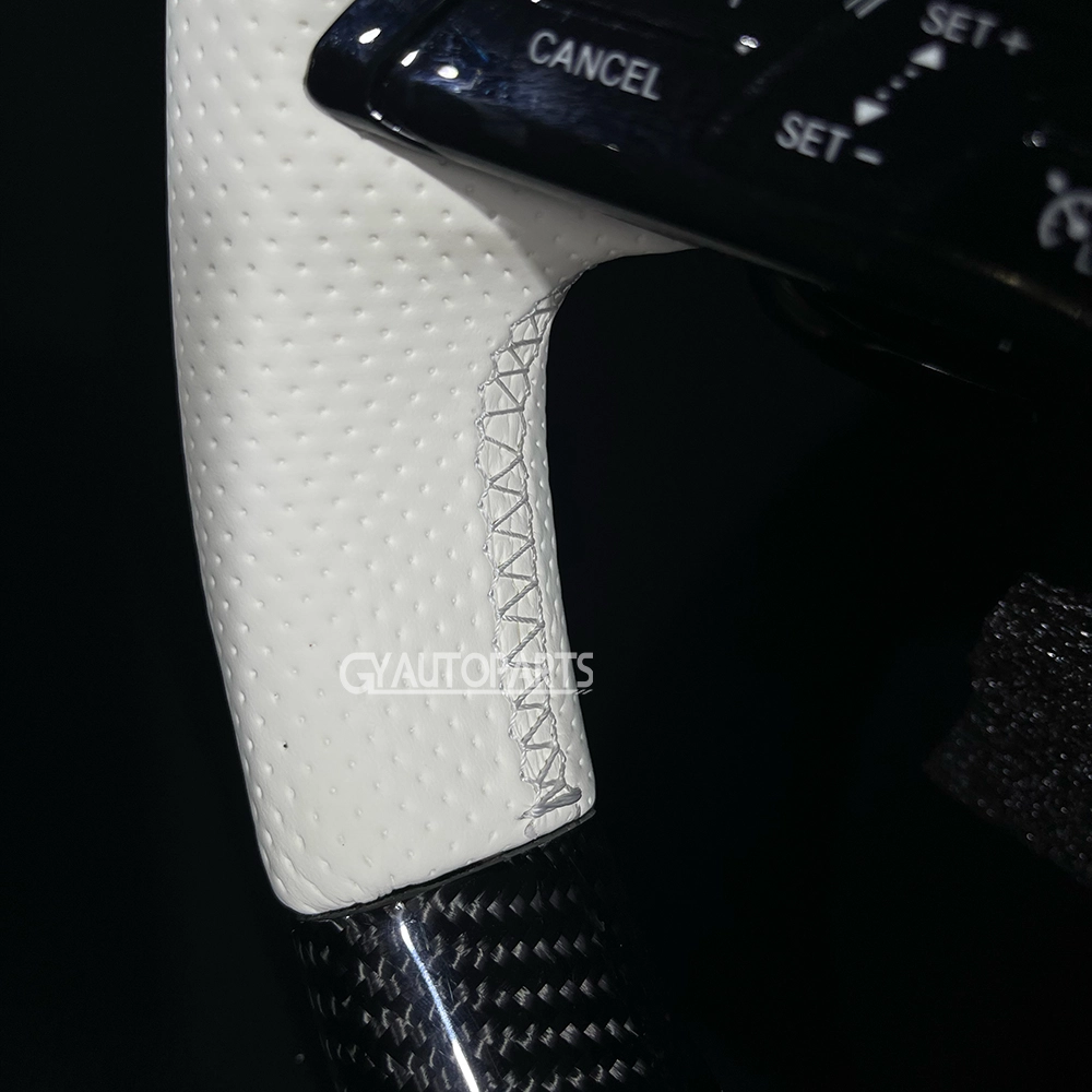 steering wheel for skoda vrs 2020 2024 octavia a8 mk4 enyaq iv rs karoq forged carbon fiber (copy)