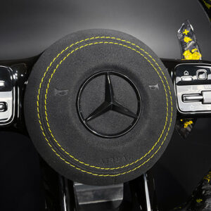 carbon fiber steering wheel for mercedes amg models a c e gle glc s cla 2015 2024 assembly upgrade