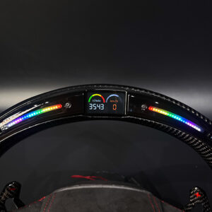led steering wheel carbon fiber for vw golf 7 mk7 mk7.5 golf r gti gtd gte (copy)