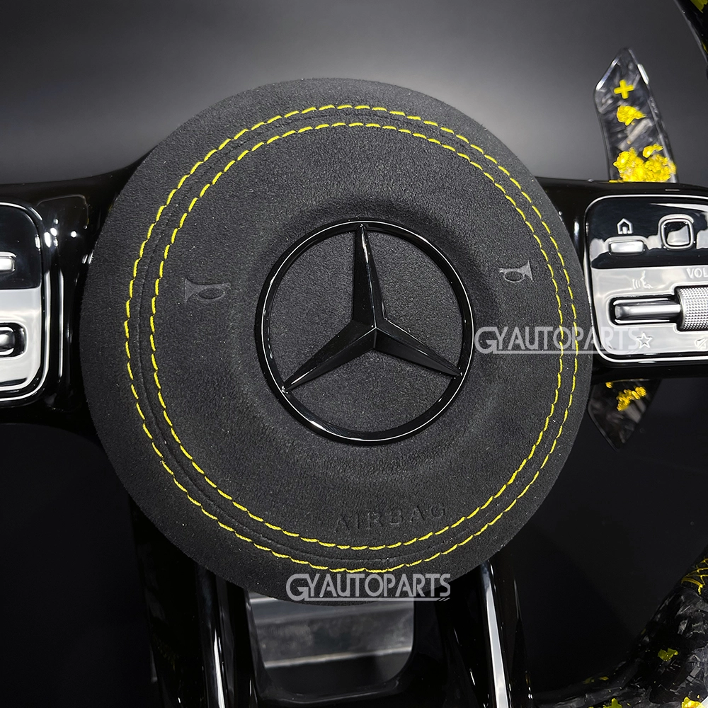custom carbon fiber steering wheel for mercedes a c e amg cla cls glc gle g class (copy)
