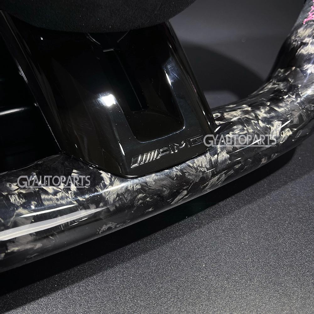 custom carbon fiber steering wheel mercedes amg w204 w233 w205 c63s c43 old model upgrade (copy)