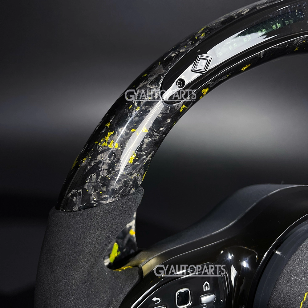 custom carbon fiber steering wheel for mercedes a c e amg cla cls glc gle g class (copy)