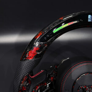 led steering wheel carbon fiber for vw golf 7 mk7 mk7.5 golf r gti gtd gte (copy)