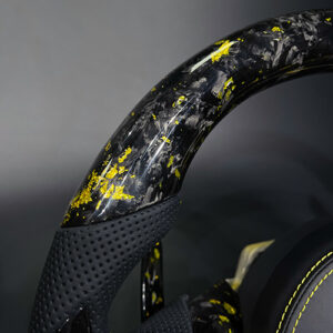 led steering wheel carbon fiber for vw golf 7 mk7 mk7.5 golf r gti gtd gte (copy)