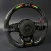 led steering wheel carbon fiber for vw golf 7 mk7 mk7.5 golf r gti gtd gte (809模板) (copy)