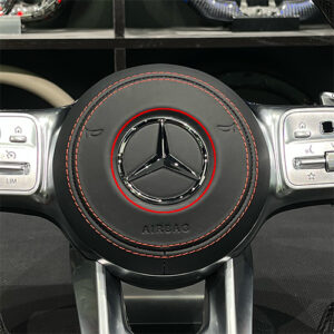 led steering wheel carbon fiber for vw golf 7 mk7 mk7.5 golf r gti gtd gte (809模板)