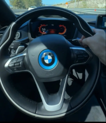 (50% deposite) customized carbon fiber steering wheel fit for bmw i8 coupe