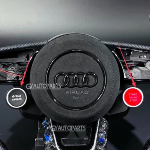 led steering wheel carbon fiber for vw golf 7 mk7 mk7.5 golf r gti gtd gte (b9 model)