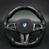 alcantara & forged carbon fiber steering wheel for bmw g20 g30 g37 g01 g11 g12 g80 g38 g02 upgraded sports version (copy)