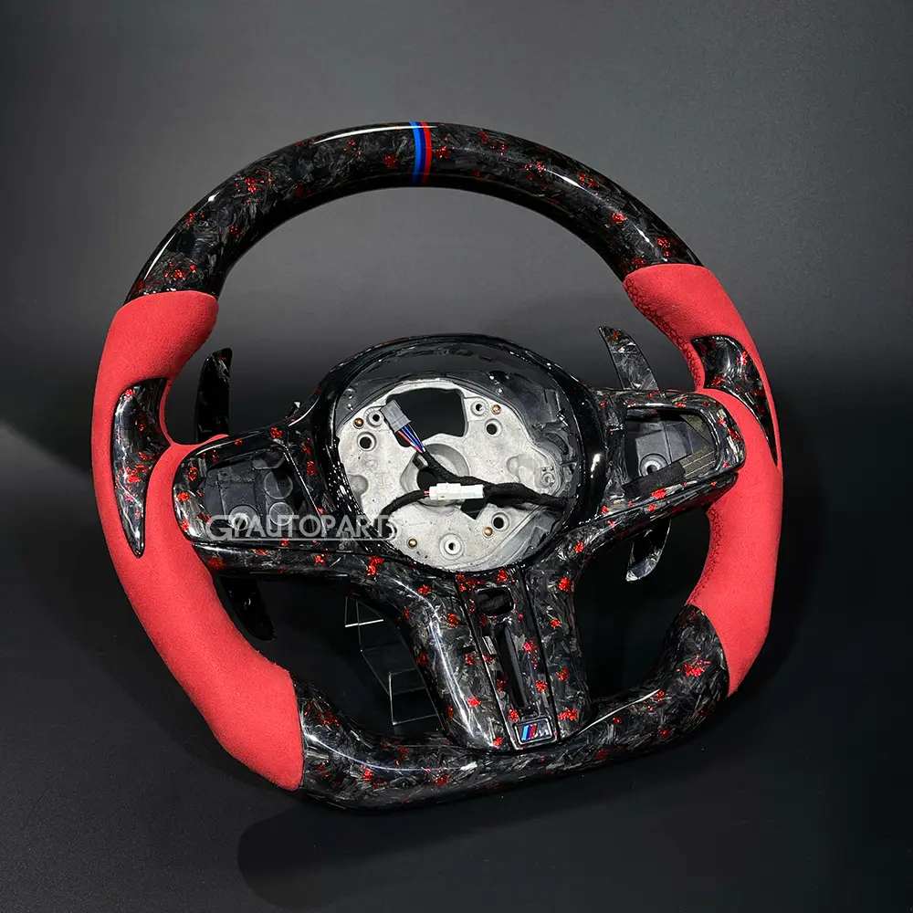 forged carbon fiber steering wheel for bmw g20 g30 g37 g01 g11 g12 g80 g38 g02 upgraded sports version (copy)