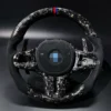 forged carbon fiber steering wheel for bmw x5 x3m x4m m2 m3 m4 m5 m8 z4 840i 740i 540i 440i 340i 330i