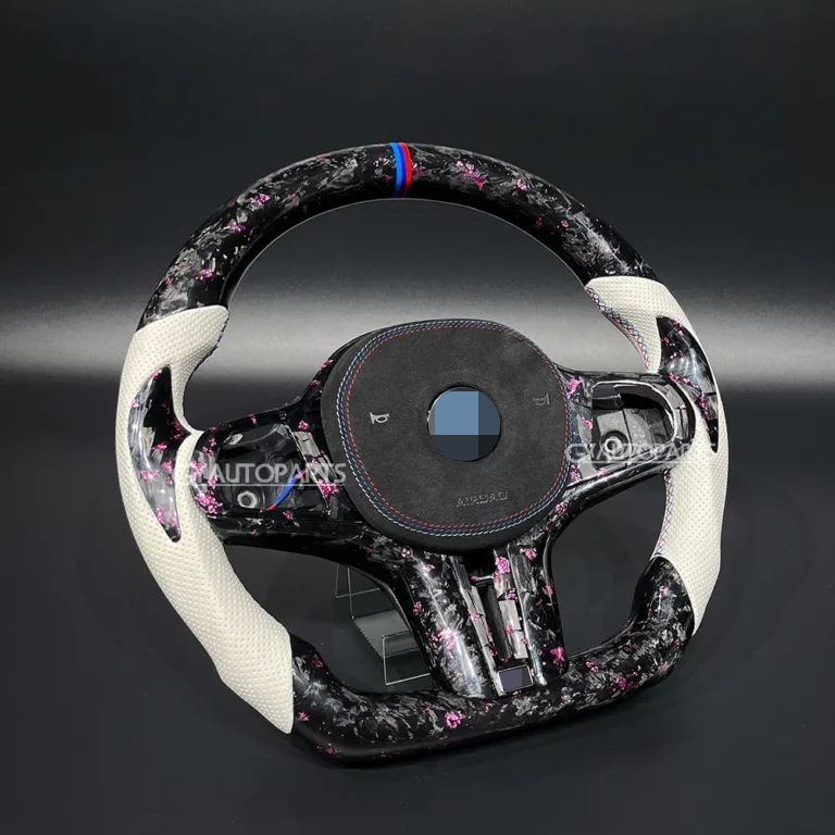 forged carbon fiber steering wheel for bmw g20 g30 g37 g01 f90 g11 g12 g80 g38 g02 f97 f98 upgraded sports version