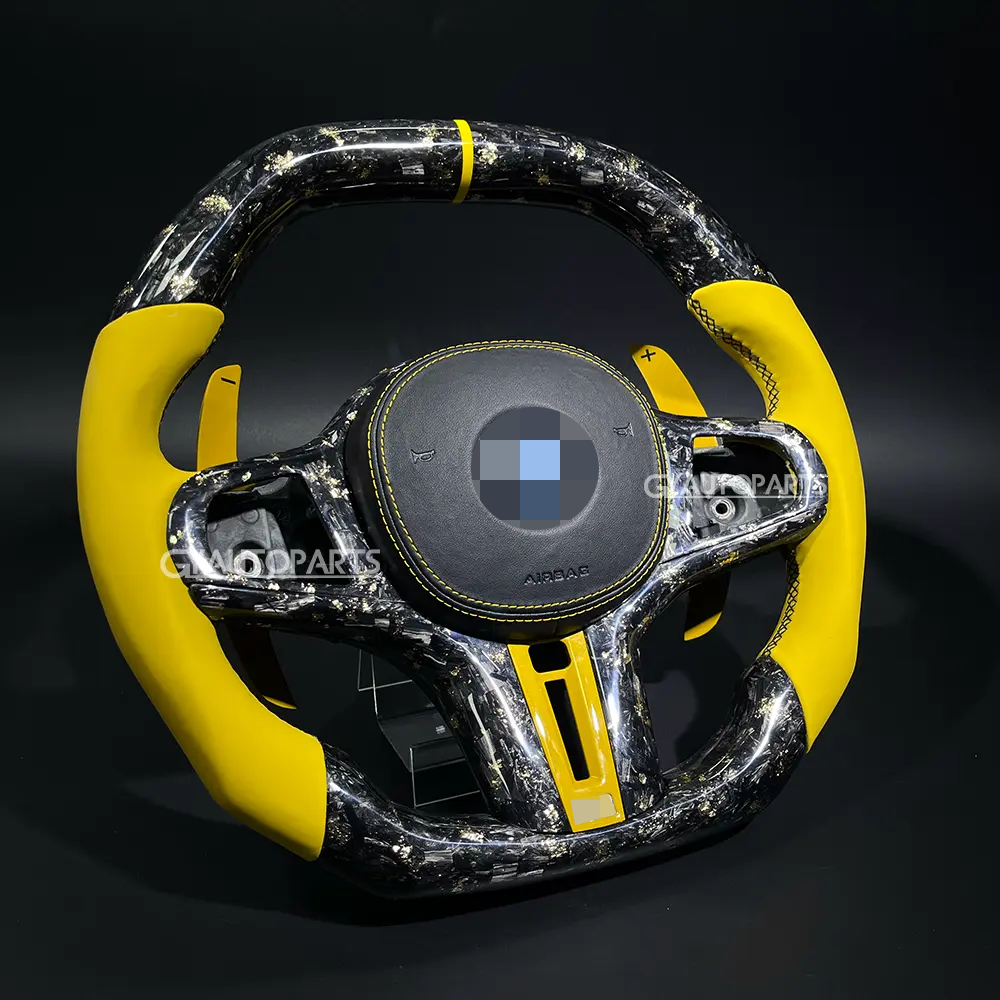 forged carbon fiber steering wheel for bmw g20 g30 g37 g01 g11 g12 g80 g38 g02 upgraded sports version