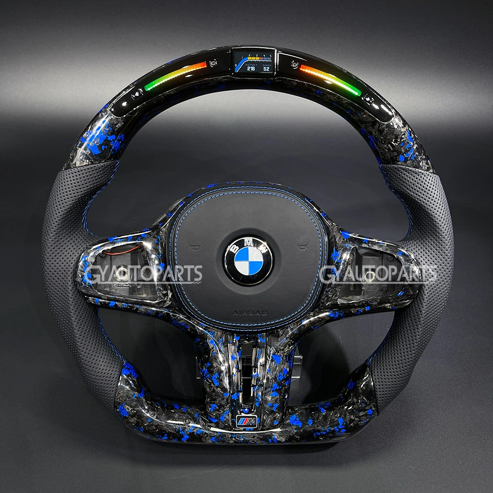 led steering wheel carbon fiber for vw golf 7 mk7 mk7.5 golf r gti gtd gte (g盘宝马模板) (copy) (copy)
