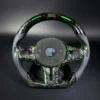 led steering wheel carbon fiber for bmw g series g20 g21 g22 g23 g26 g80 g81 g82 2023 2024 m2 m3 m4 m5