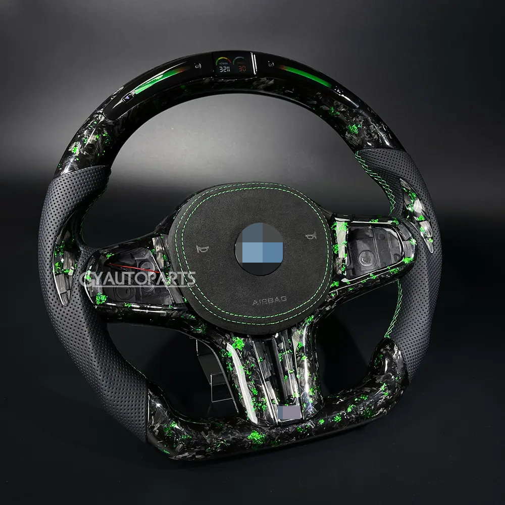 led steering wheel carbon fiber for bmw g series g20 g21 g22 g23 g26 g80 g81 g82 2023 2024 m2 m3 m4 m5
